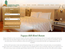 Tablet Screenshot of nagoyahillhotel.com